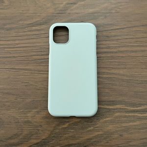 iPhone 11 Mint Green Silicon Phone Case